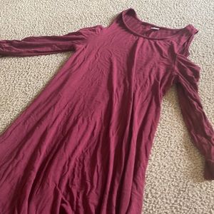 Red sleeve dress, medium size